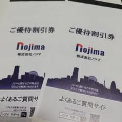 ノジマ 株主優待 10％割引券50枚
