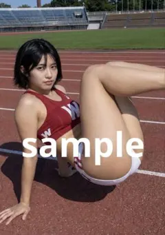 AI美女 陸上競技場 スポーツウェア 写真 No.20