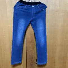 デニム風スリムフィットパンツ