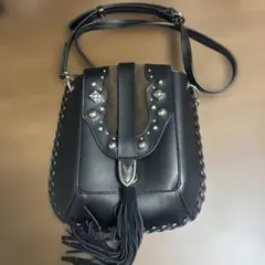 最終値下 JEANASIS ジーナシス ウエスタンフリンジショルダーバッグ