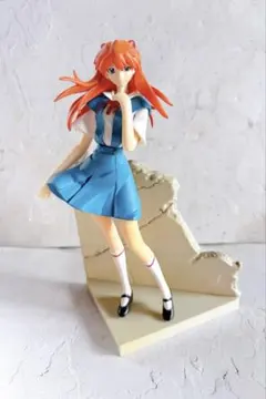制服 アスカ エヴァ エヴァンゲリオン レトロ レア フィギュア 昔 懐