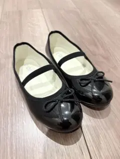 ブラック バレエシューズ 19.0cm