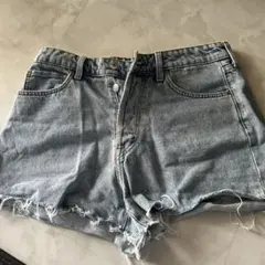 H&M ライトブルー デニムショートパンツ 38