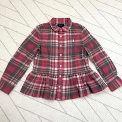 ポロラルフローレン　ペプラムシャツ6歳120