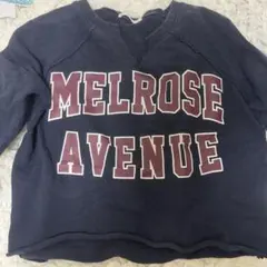MELROSE AVENUE ロゴ スウェット ネイビー