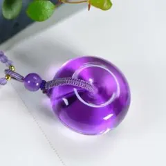 ⭐︎【天然】アメジスト ネックレス 24.5x13.3mm