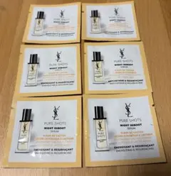 PURE SHOTS NIGHT REBOOT SERUM 6パック