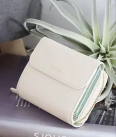 niko and... アイボリー 二つ折り財布