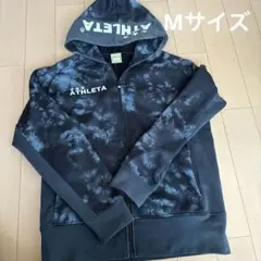 ATHLETA タイダイ柄 フルジップパーカー M