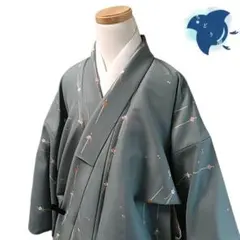 丹後ちりめん　小紋　　　　　　　しつけ付き新品 未使用・しつけ糸付き】正絹 丹後ちりめん 小紋 童子柄 美品 - メルカリ