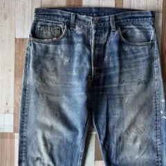 【鬼ヒゲ!!】90s Levi's 501 デニムパンツ USA製 W36L30のサムネイル