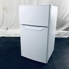新古品冷凍冷蔵庫 90L 家庭用 上段冷凍庫 奥行50cm 白26-5-23-2 - メルカリ