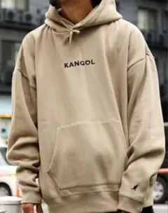 KANGOL × FREAK'S STORE ビッグシルエットパーカー ベージュ