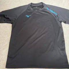 ミズノ　バドミントン　黒Ｔシャツ 練習着