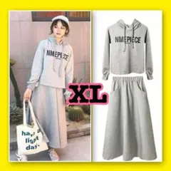 韓国 セットアップ ワンピース スウェット マタニティ ルームウェア スカート