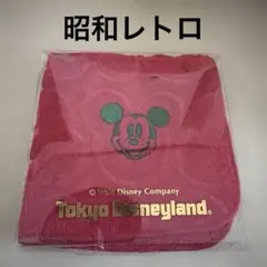 【新品】昭和レトロ 東京ディズニーランド ミッキーマウス タオルハンカチ