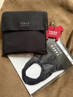 タケオキクチ　エコバッグキーホルダーマスクセット