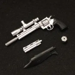 1/6 ナイフ付 リボルバー 1/6 コルトパイソン ハンドガン 銃のサムネイル