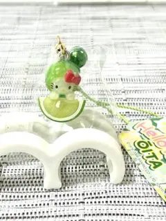 ご当地キティ 根付け 大分限定 かぼすバージョン レア