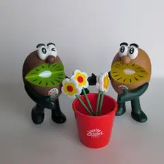 ゼスプリ キウイブラザーズ バケツ付き　フルーツピックセット　GLOW特別付録
