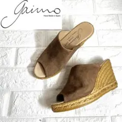 【美品】Gaimo ウェッジソール サンダル エスパドリーユのサムネイル