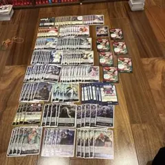 ワンピースカード受け継がれる意志、黒イムデッキ、約100枚、ドンカード付き