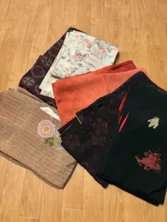 アンティーク正絹着物おまとめ　6点