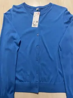 ユニクロ　UVカットクルーネックカーディガン（長袖）　新品　未使用
