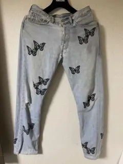 about dreams バタフライ デニムパンツ