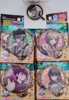 ダンガンロンパ ダイソー 缶バッジ 天海蘭太郎 赤松楓 百田解斗 春川魔姫