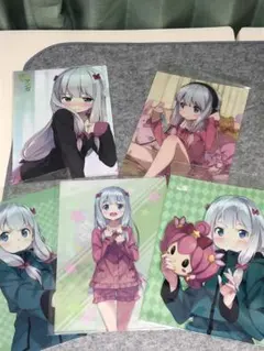 【未開封】エロマンガ先生　クリアファイル5枚セット