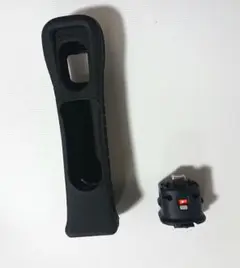 Wiiモーションプラス 本体とシリコンカバー 純正 黒 ブラック