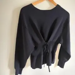 TOMORROWLAND／DES PRES ／レースアッププルオーバー