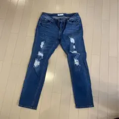 ダメージデニム CECIL Mc BEE セシルマクビー デニムパンツ パンツ