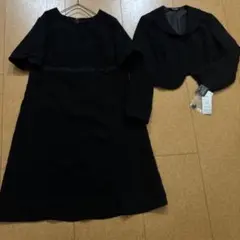 極美品　パテポア ブラックフォーマル ワンピース 大きいサイズ 礼服 19号　黒