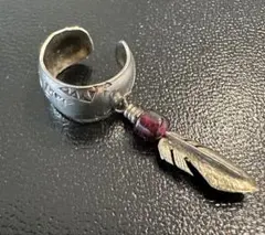 ヴィンテージ　インディアンジュエリー　イヤーカフ　刻印有り