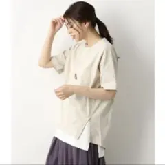 新品　グローバルワーク　USAコットンZIPチュニックT