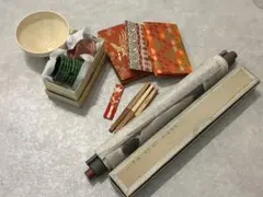 茶道具 出帛紗 堀之内宗完（宗心） 万代屋 緞子 平成6年 表千家