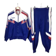 90s アディダス　ジャージ　上下セットアップ　刺繍　ビッグサイズ　ヴィンテージ