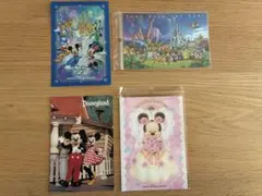 ディズニー　ポストカード　4枚セット　ディズニーリゾート