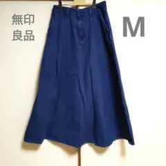 無印良品 デニムロングスカート Mサイズのサムネイル