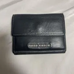TAKEO KIKUCHI ブラック レザー 財布
