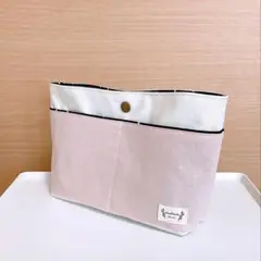 バッグインバッグ　レターラック　郵便物収納　ピンク　ポーチ　ハンドメイド