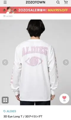 ALDIES 3D Eye Long T / 3DアイロングTのサムネイル