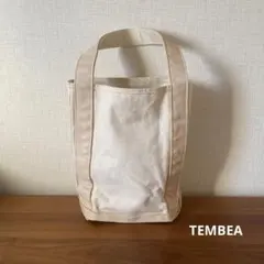 TEMBEA / テンベア　トートバッグ　レザー × キャンバス　バゲットトート