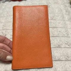 保管品】エルメス メモ帳 ボックスカーフ ゴールド エプソンor