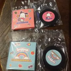 サンリオ　レコードマグネット2個セット　ガチャガチャ