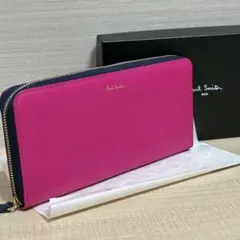 美品 Paul Smith 長財布 ピンク ラビット ウサギ 箱付のサムネイル
