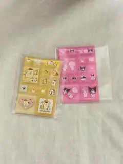 サンリオ トレーディングミニタイルシール マイメロ、クロミ ポムポムプリン