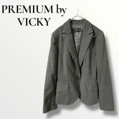 プレミアムバイビッキー　スーツ　上下セット　グレー　Sサイズのサムネイル